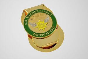 Money Clip With Hard Enamel Badge