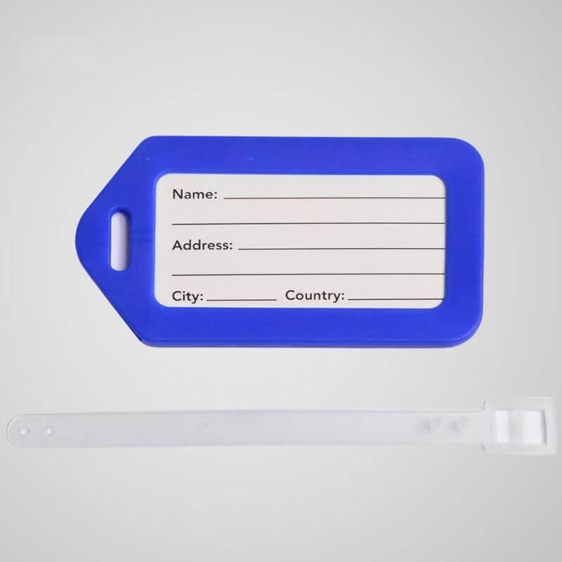 PVC Luggage Tag With Lanyards