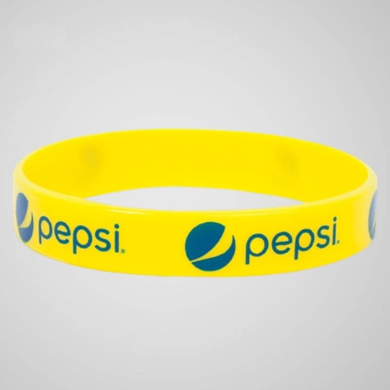 Silkscreen Printed Silicone Wristbands