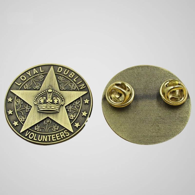 Custom antique pins