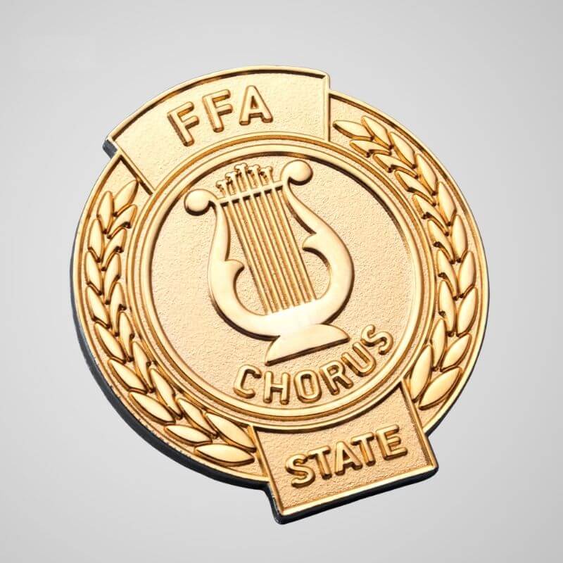 Custom die struck pins