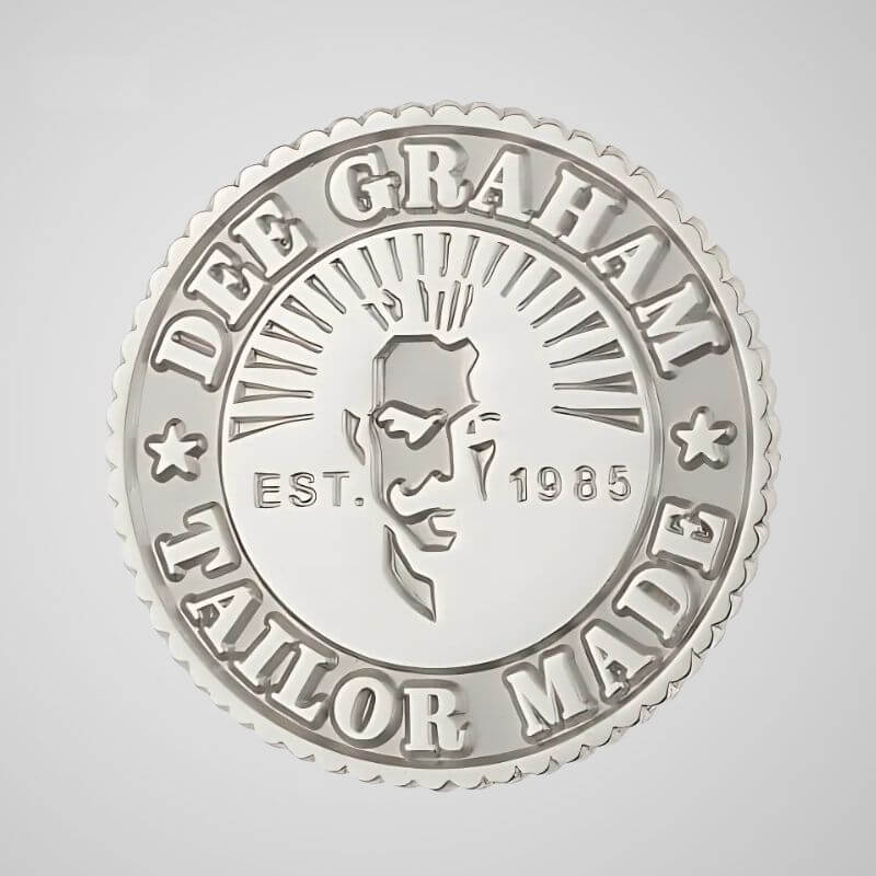 Custom die struck pins