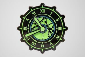 Glow In The Dark Spinner Pin