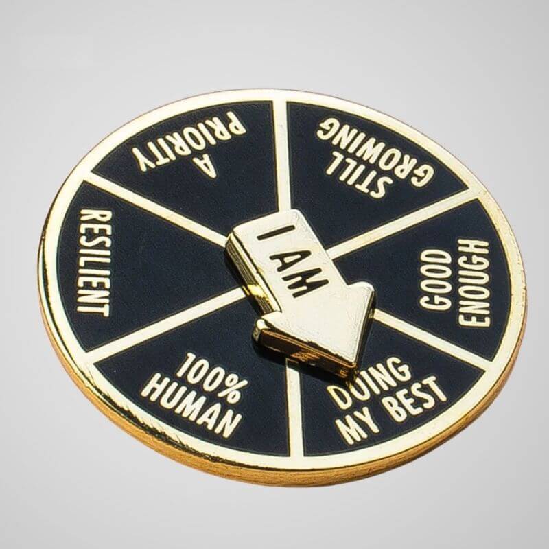 Hard Enamel Spinner Pins