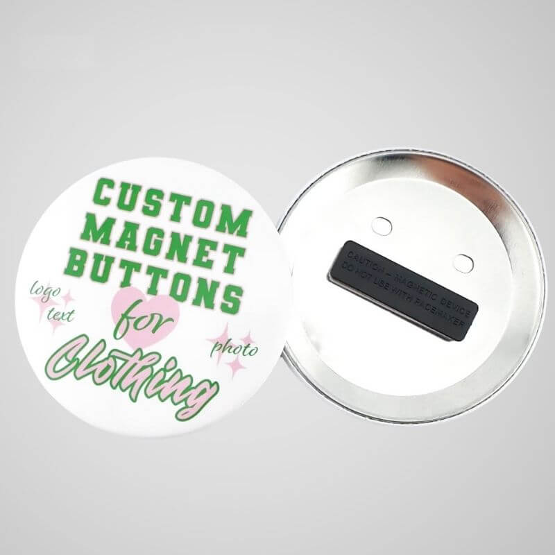Magnetic Button Badge Pins