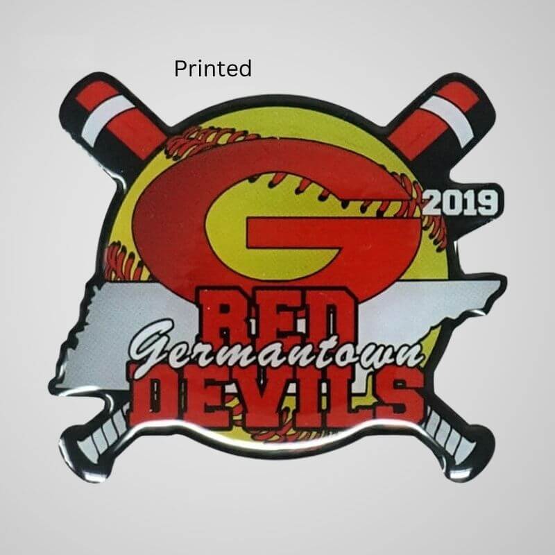 Printed Softball Pins