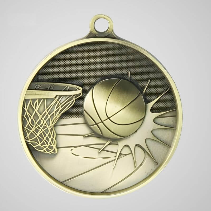 Classic Circle Basketball Medals