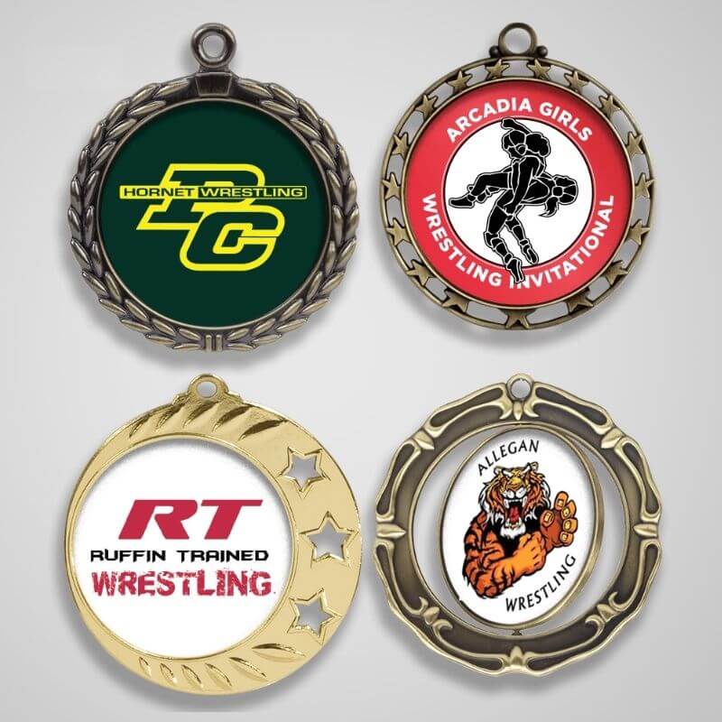 Custom Wrestling Medals