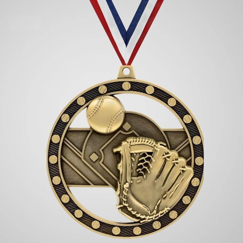 Cut-Out Baseball Medals