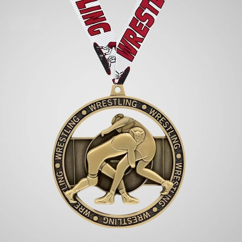 Die Cast Wrestling Medals