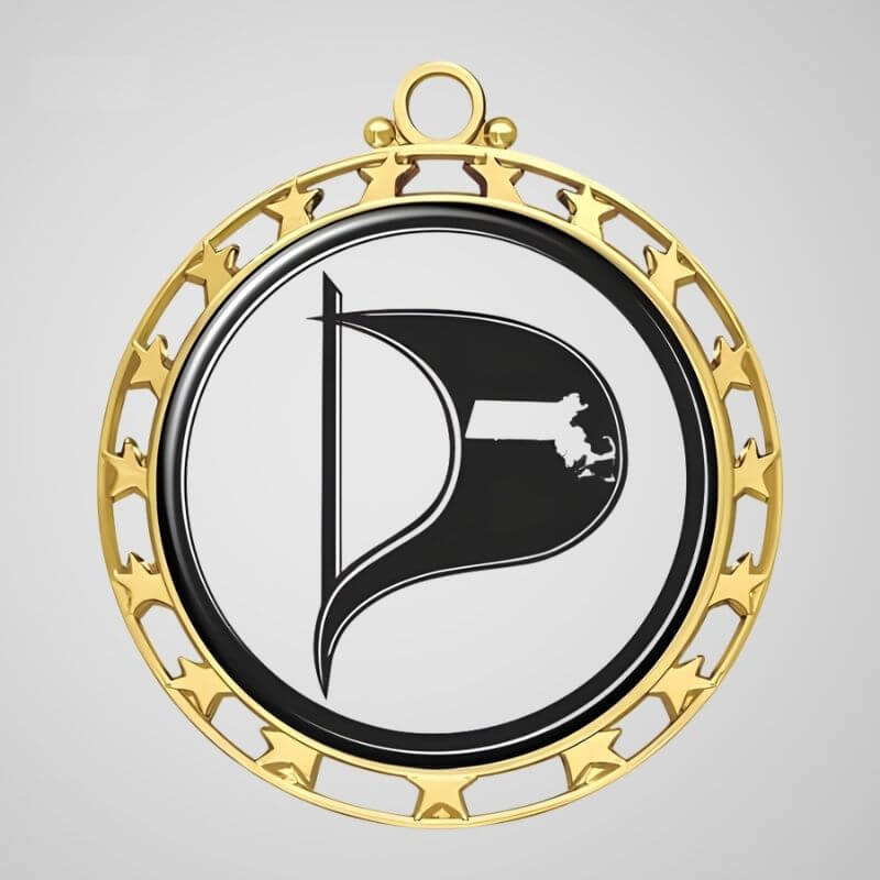 Insert Medals with Cut-Out Stars