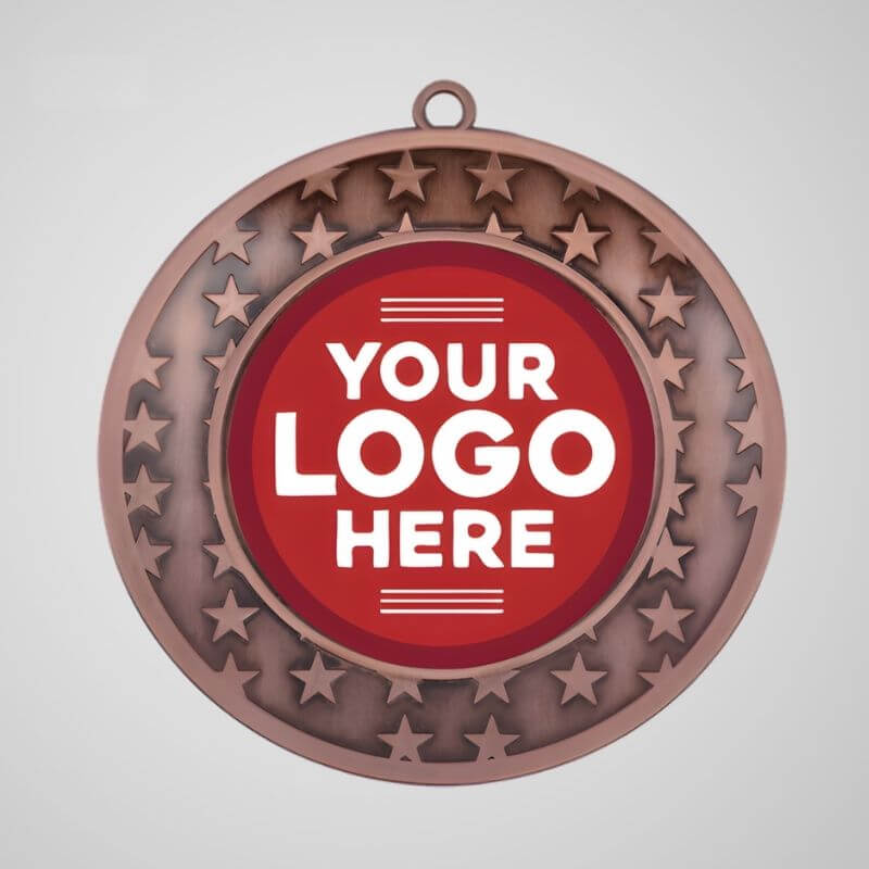 Insert Medals with Star Wreaths