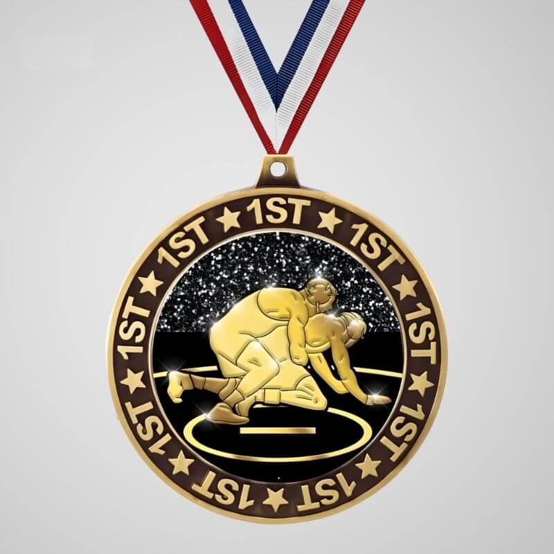 Place Perimeter Wrestling Medals