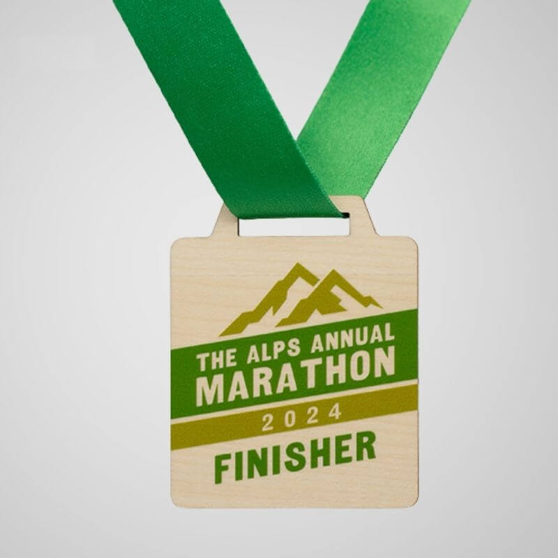 Wooden Finisher Medals