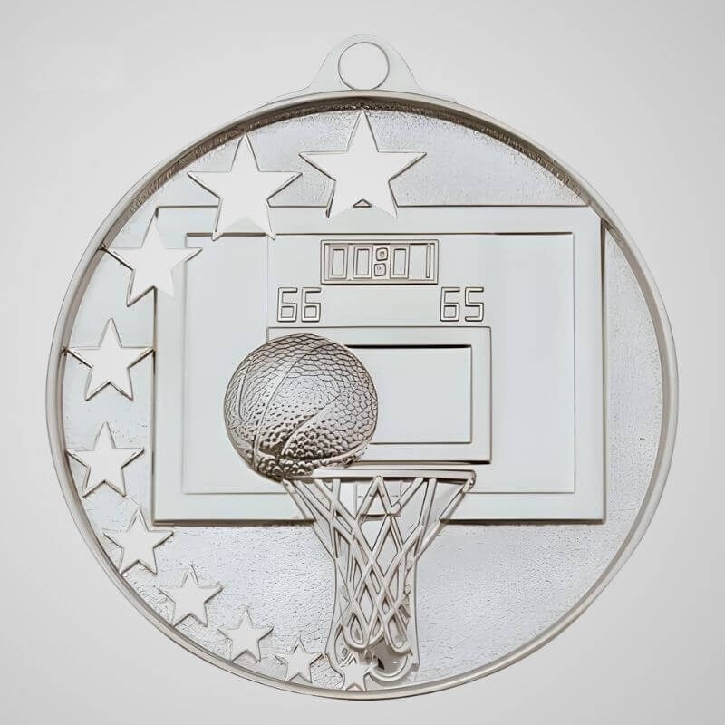 Zinc Alloy Basketball Medals