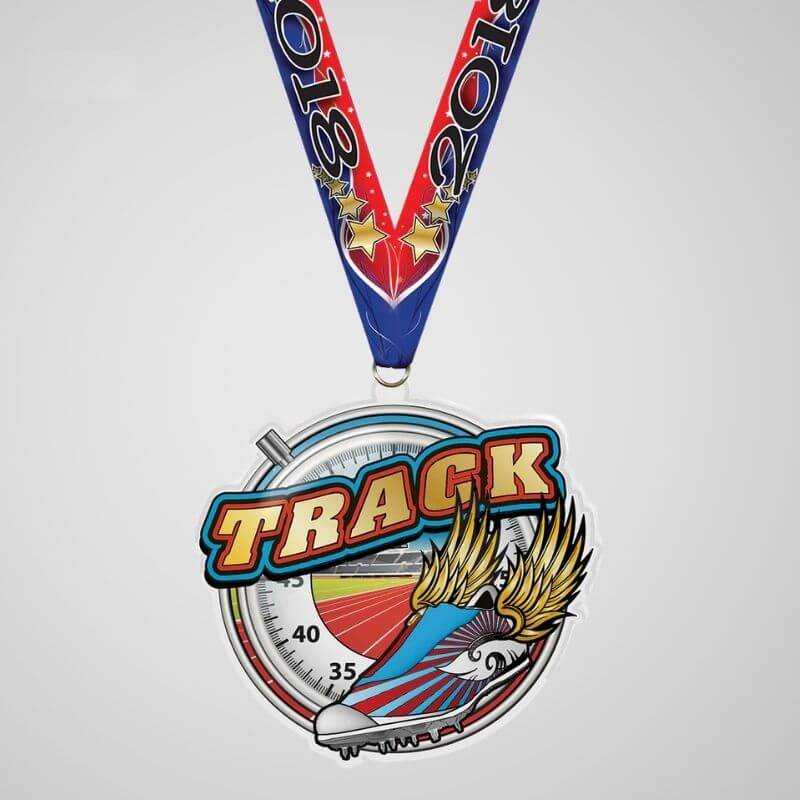 Acrylic Track Medals