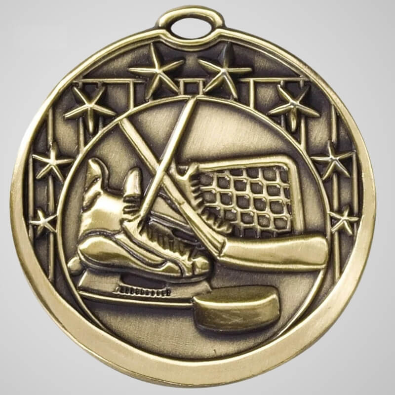 Champion Star Hockey Medals