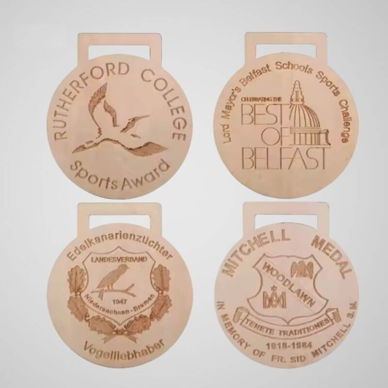 Custom Wooden Medals