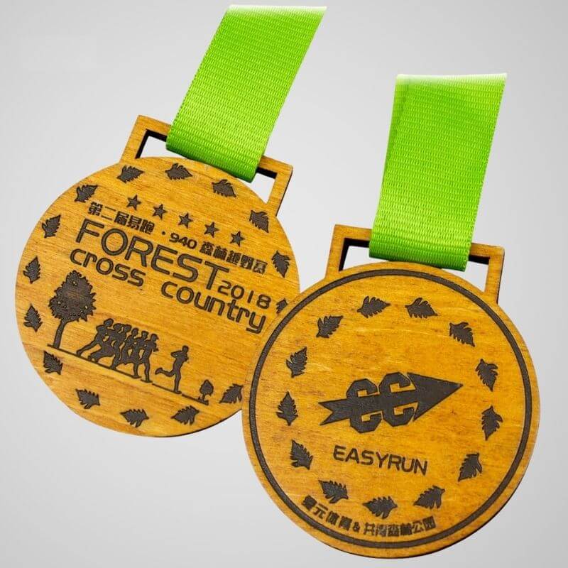 Custom Wooden Medals