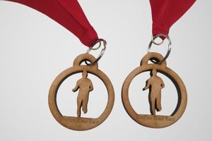 Cut-Out Wooden Medals