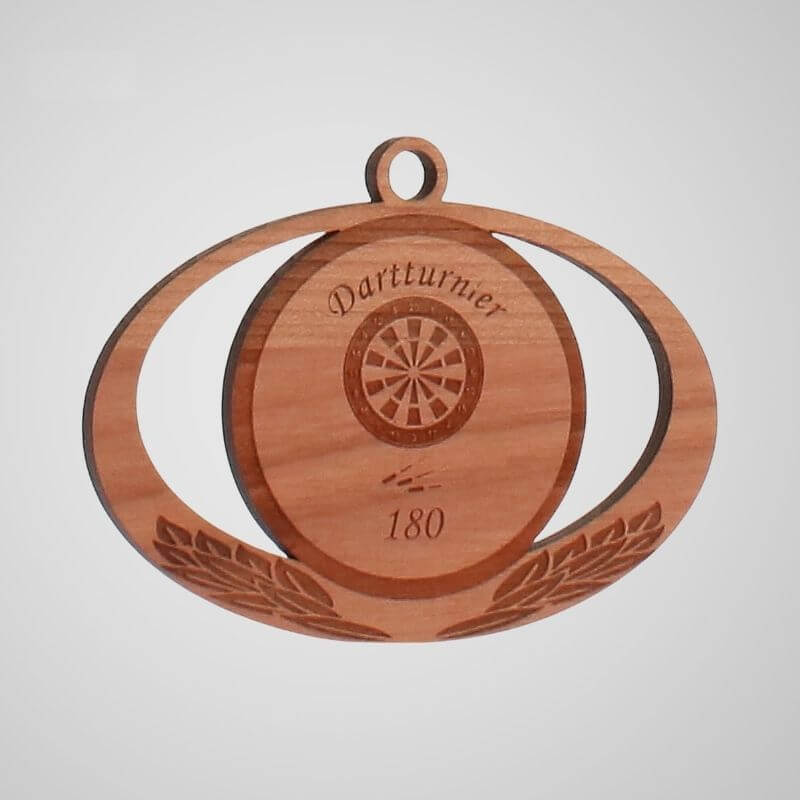 Darts Wooden Medals
