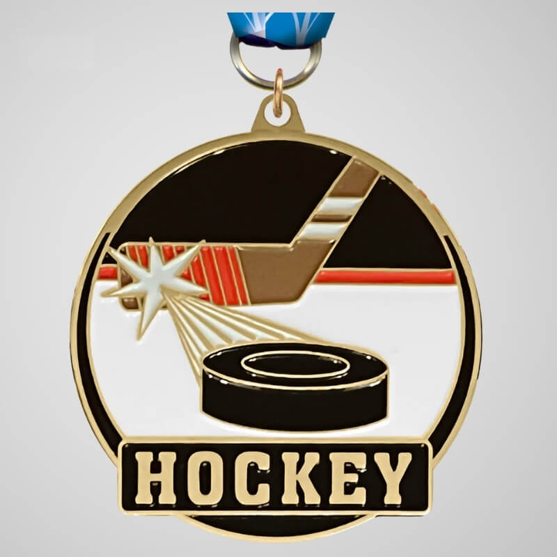 Enamelled Hockey Medals