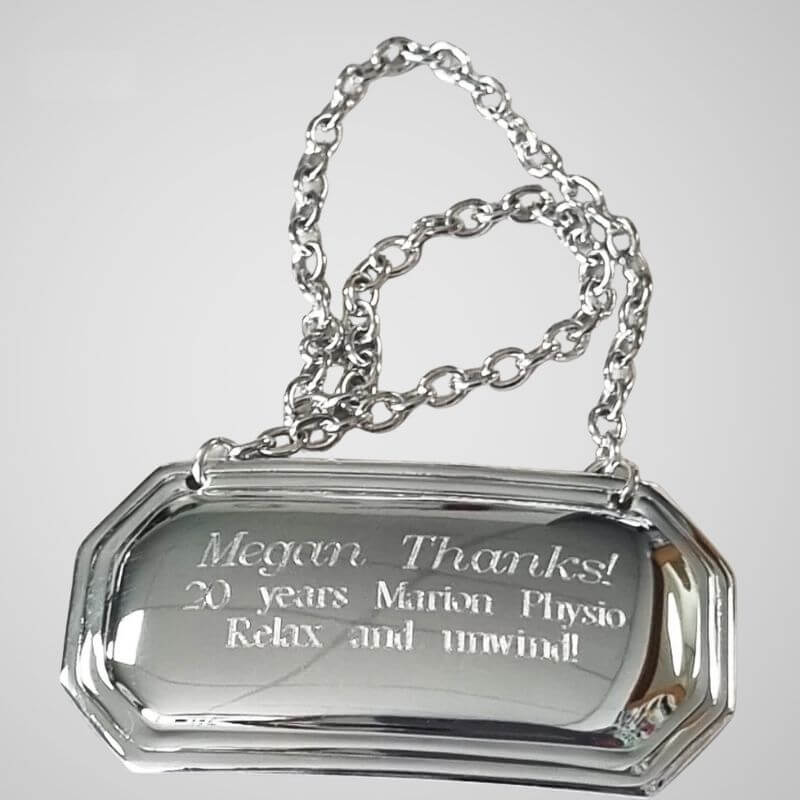 Engraved Decanter Tags