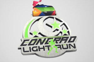 Glow-In-The-Dark Track Medals