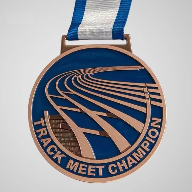 Hard Enamel Track Medals