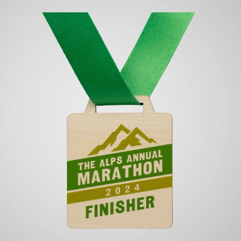 Marathon Wooden Medals