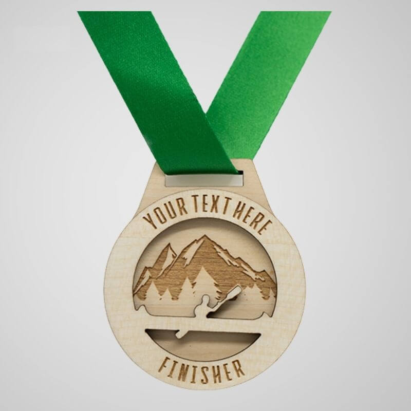 Rowing Wooden Medals