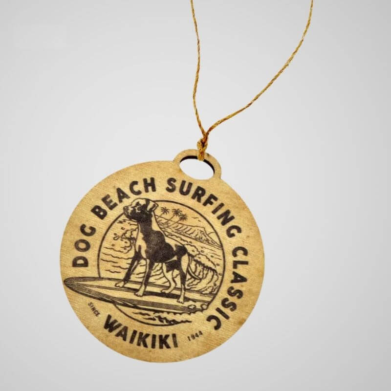 Surfing Wooden Medals