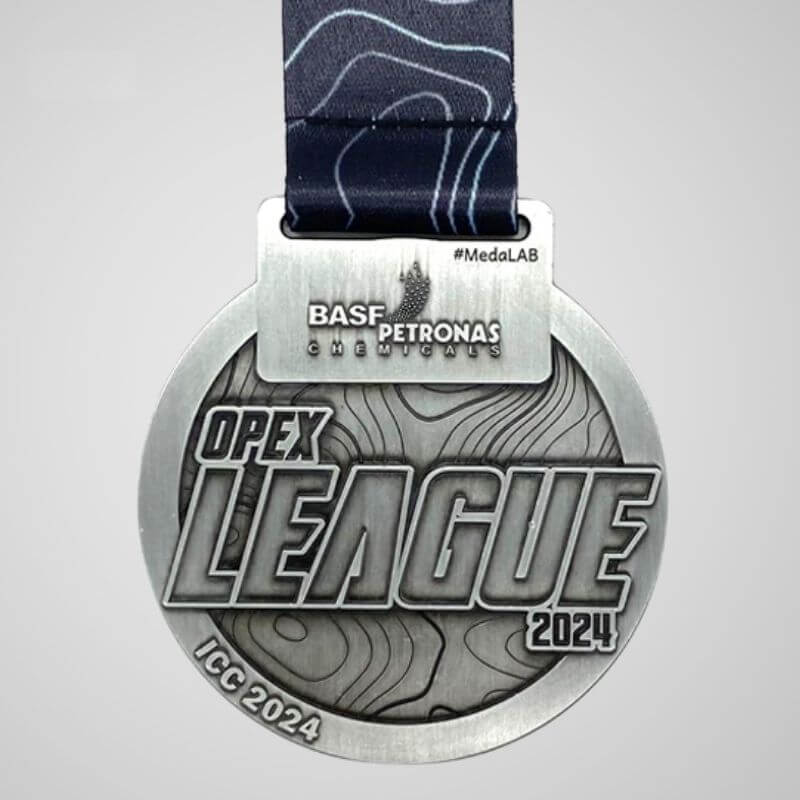 Zinc Alloy Track Medal