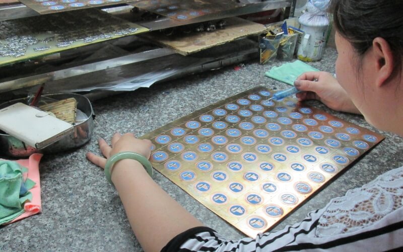 Soft Enamel Color Filling