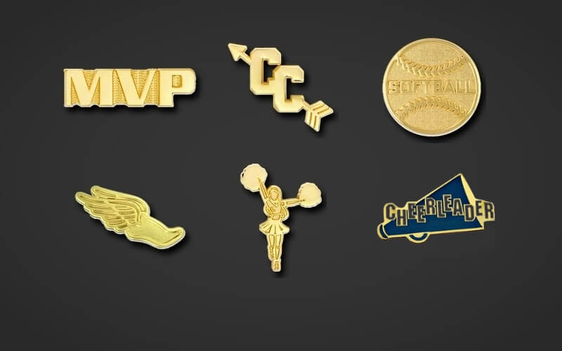 Custom letterman jacket pins hero image