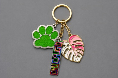 metal keychain- related