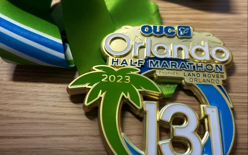 review the medal at its actual production size