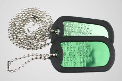Personalise Your Military Dog Tags